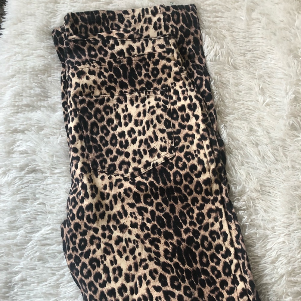 Paris Blues Vintage Leopard Flares 90s